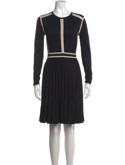 Pre-owned Marc By Marc Jacobs Crew Neck Knee-length Dress In Black