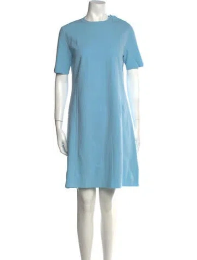 Pre-owned Marc By Marc Jacobs Crew Neck Knee-length Dress In Blue