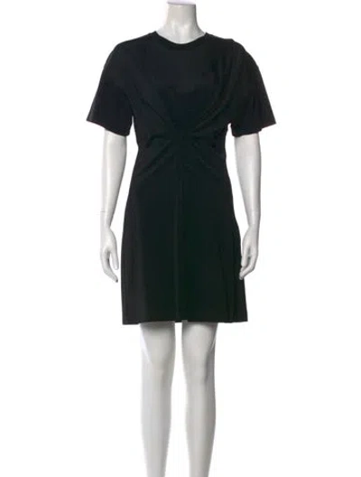 Pre-owned Marc By Marc Jacobs Crew Neck Mini Dress In Black