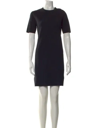 Pre-owned Marc By Marc Jacobs Crew Neck Mini Dress In Black