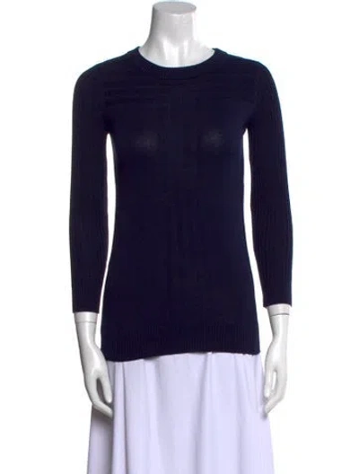Pre-owned Marc By Marc Jacobs Crew Neck Sweater In Blue