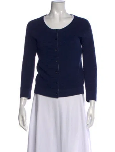 Pre-owned Marc By Marc Jacobs Crew Neck Sweater In Blue