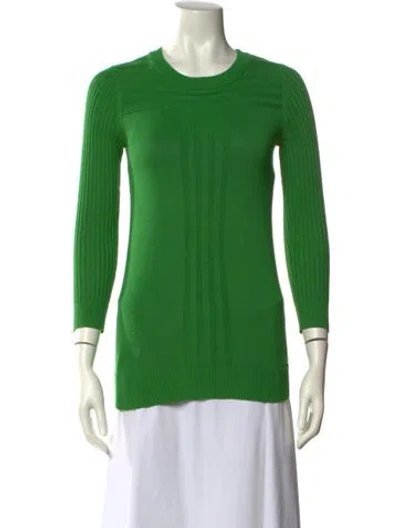 Pre-owned Marc By Marc Jacobs Crew Neck Sweater In Green
