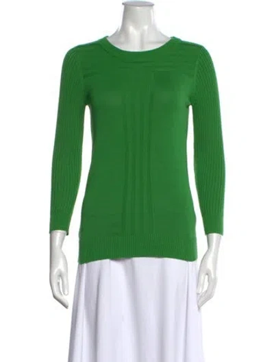 Pre-owned Marc By Marc Jacobs Crew Neck Sweater In Green
