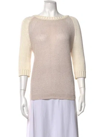 Pre-owned Marc By Marc Jacobs Crew Neck Sweater In Neutrals