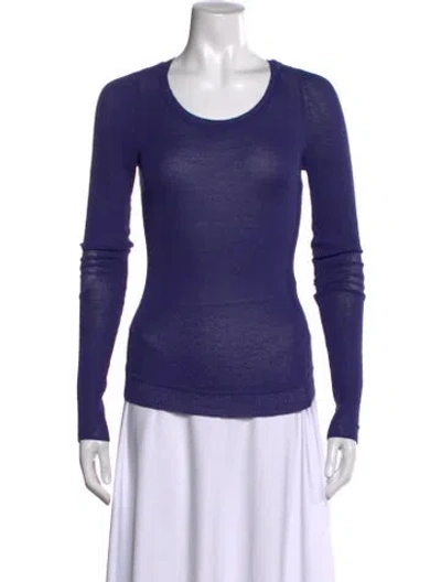 Pre-owned Marc By Marc Jacobs Crew Neck Sweater In Purple