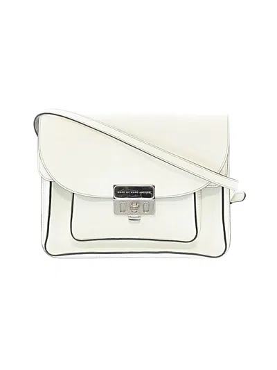 Pre-owned Marc By Marc Jacobs Crossbody Bag In White