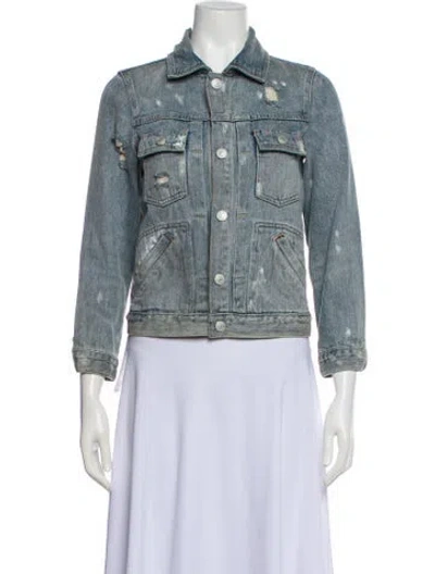 Pre-owned Marc By Marc Jacobs Denim Jacket In Blue