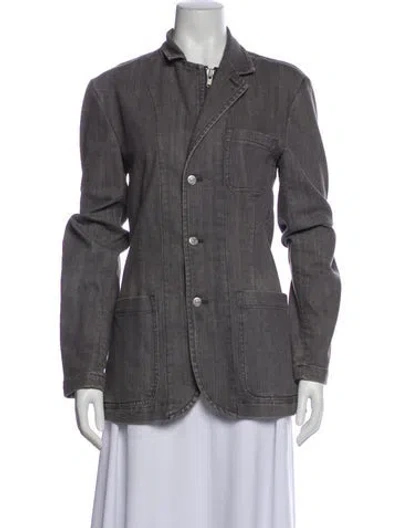Pre-owned Marc By Marc Jacobs Denim Jacket In Gray
