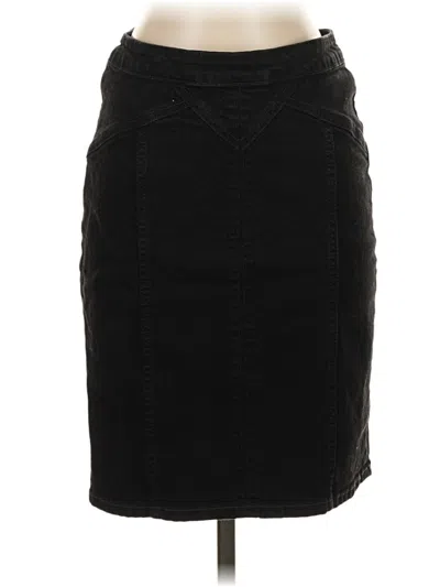 Pre-owned Marc By Marc Jacobs Denim Skirt In Black