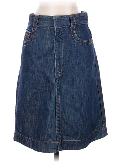 Pre-owned Marc By Marc Jacobs Denim Skirt In Blue