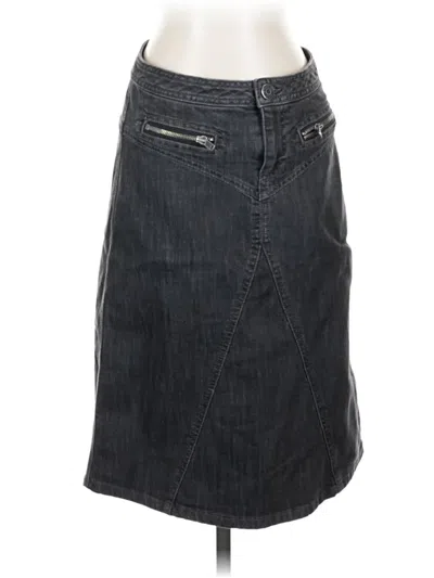 Pre-owned Marc By Marc Jacobs Denim Skirt In Gray