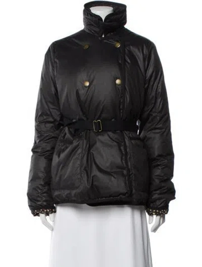 Pre-owned Marc By Marc Jacobs Down Coat In Black