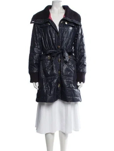Pre-owned Marc By Marc Jacobs Down Coat W/ Tags In Blue