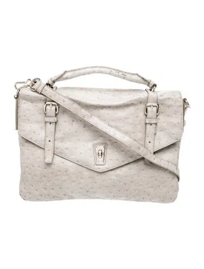 Pre-owned Marc By Marc Jacobs Embossed Leather Crossbody Bag In Neutral