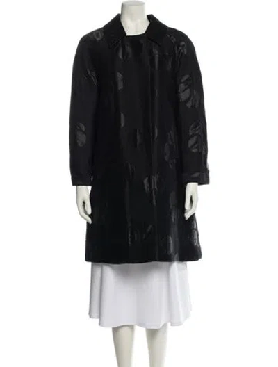 Pre-owned Marc By Marc Jacobs Faux Fur Coat In Black