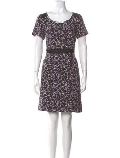 Pre-owned Marc By Marc Jacobs Floral Print Mini Dress In Multi
