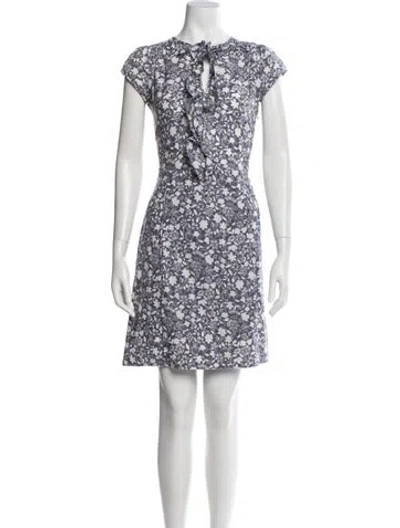 Pre-owned Marc By Marc Jacobs Floral Print Mini Dress In Multi