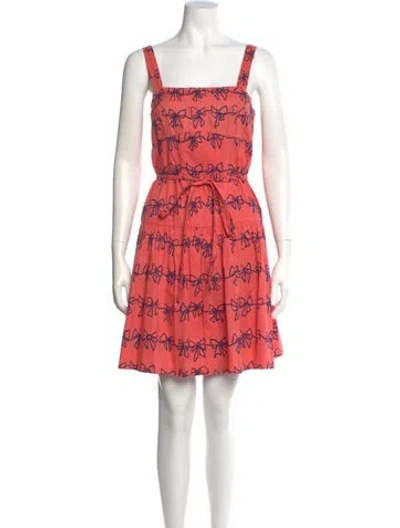 Pre-owned Marc By Marc Jacobs Floral Print Mini Dress In Pink
