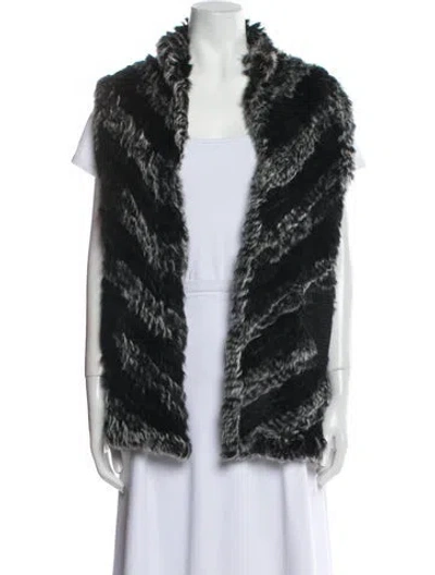 Pre-owned Marc By Marc Jacobs Fur Fur Jacket In Black