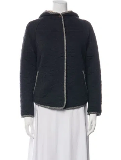 Pre-owned Marc By Marc Jacobs Jacket In Black/blue
