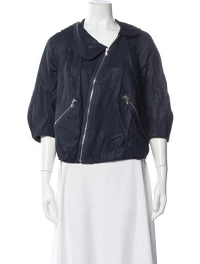 Pre-owned Marc By Marc Jacobs Jacket In Blue
