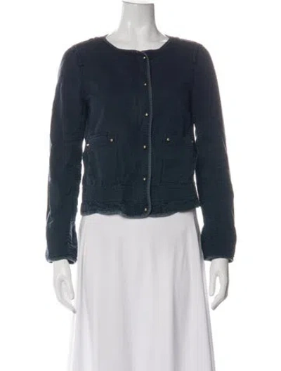 Pre-owned Marc By Marc Jacobs Jacket In Blue