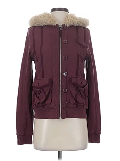Pre-owned Marc By Marc Jacobs Jacket In Burgundy