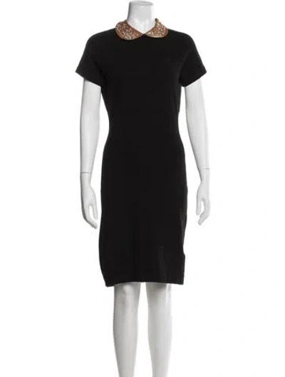 Pre-owned Marc By Marc Jacobs Knee-length Dress In Black
