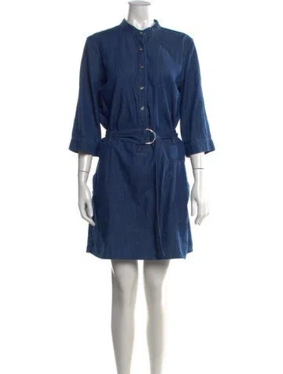 Pre-owned Marc By Marc Jacobs Knee-length Dress In Blue