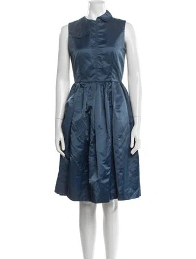 Pre-owned Marc By Marc Jacobs Knee-length Dress In Blue