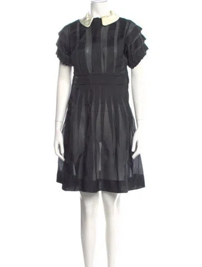 Pre-owned Marc By Marc Jacobs Knee-length Dress In Gray