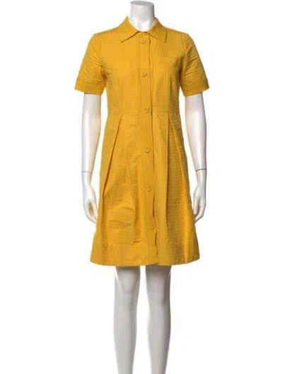 Pre-owned Marc By Marc Jacobs Knee-length Dress In Yellow