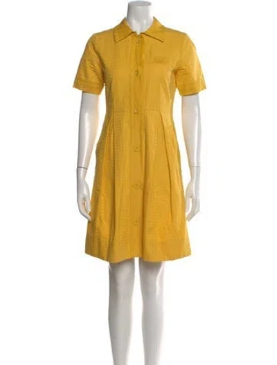 Pre-owned Marc By Marc Jacobs Knee-length Dress In Yellow