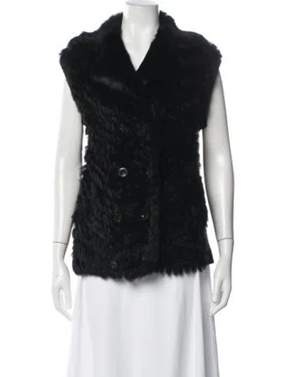 Pre-owned Marc By Marc Jacobs Lambswool Vest In Black