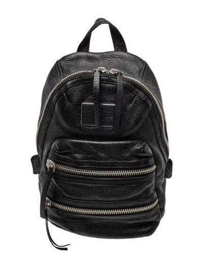 Pre-owned Marc By Marc Jacobs Leather Backpack In Black