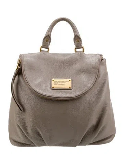Pre-owned Marc By Marc Jacobs Leather Backpack In Neutral