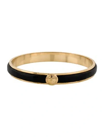 Pre-owned Marc By Marc Jacobs Leather Bangle Bracelet, 8" In Multi