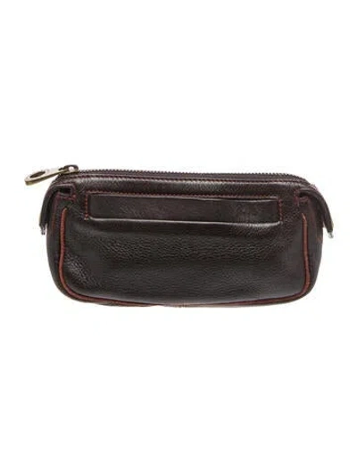 Pre-owned Marc By Marc Jacobs Leather Belt Bag In Black