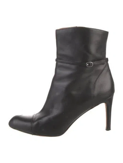 Pre-owned Marc By Marc Jacobs Leather Boots In Black