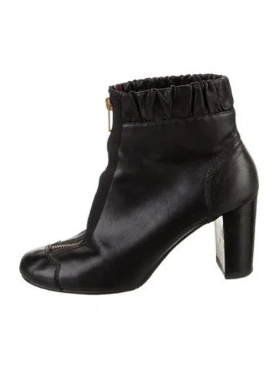 Pre-owned Marc By Marc Jacobs Leather Boots In Black