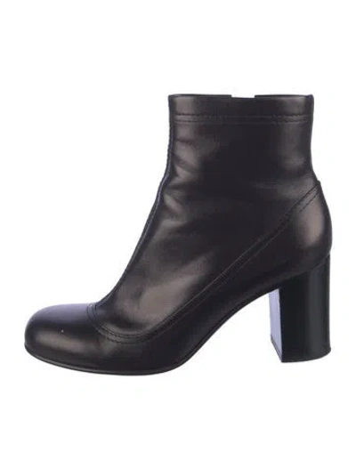 Pre-owned Marc By Marc Jacobs Leather Boots In Black