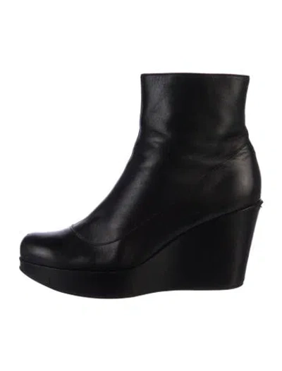Pre-owned Marc By Marc Jacobs Leather Boots In Black