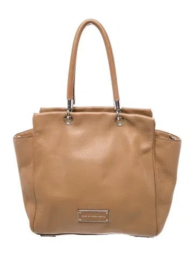 Pre-owned Marc By Marc Jacobs Leather Bucket Bag In Brown