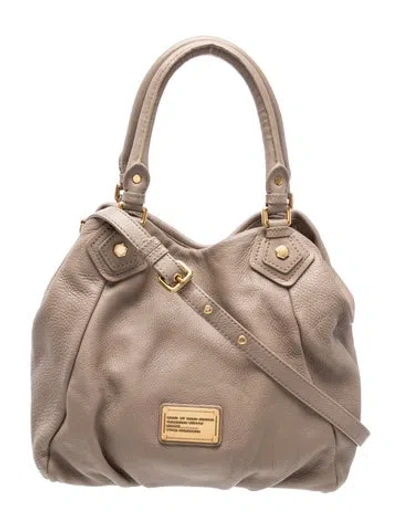 Pre-owned Marc By Marc Jacobs Leather Bucket Bag In Neutral