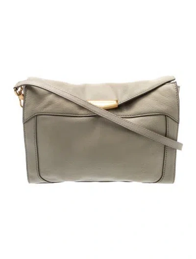 Pre-owned Marc By Marc Jacobs Leather Clutch In Grey