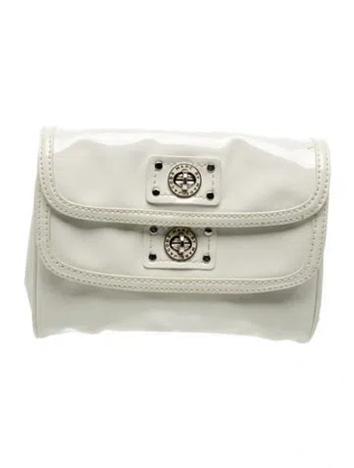 Pre-owned Marc By Marc Jacobs Leather Clutch In Neutral