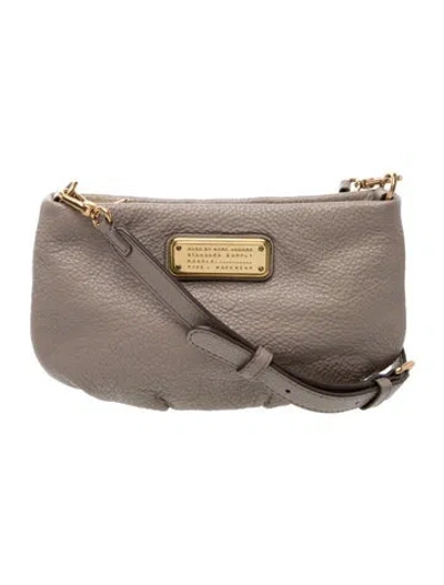 Pre-owned Marc By Marc Jacobs Leather Clutch In Neutrals