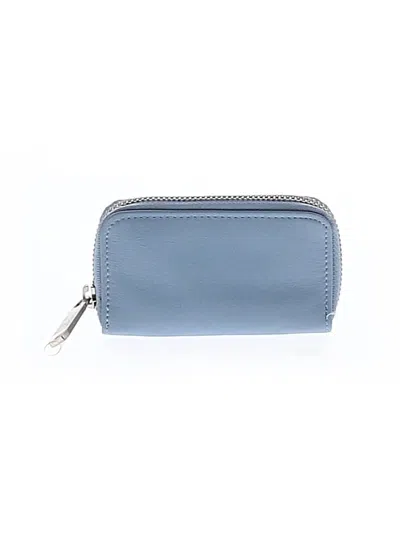 Pre-owned Marc By Marc Jacobs Leather Coin Purse In Blue