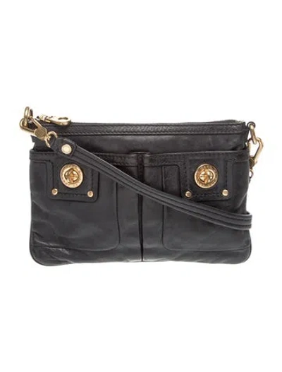Pre-owned Marc By Marc Jacobs Leather Crossbody Bag In Black